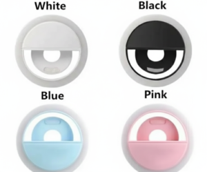 Rechargeable LED Selfie Ring Light (3 Brightness Levels)